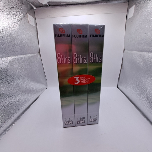 Fuji Film VHS tape 3 pack SEALED - Picture 4 of 4